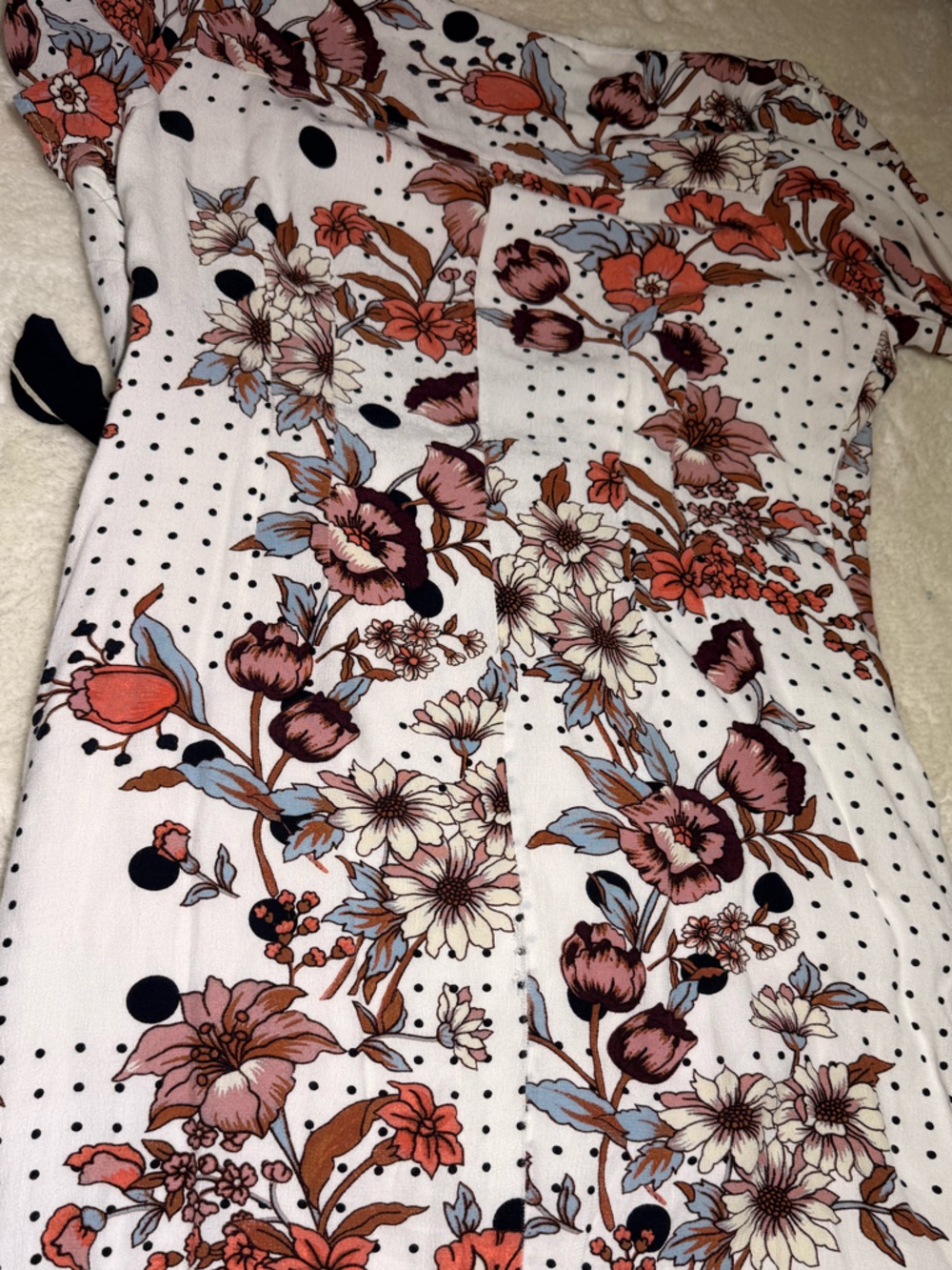 Maeve by Anthropologie Aubrey Floral Wrap Style Women’s Dress Size 14 - Picture 10 of 10